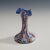 Glass Small Millefiori Vase in Blue, Red and White, Fratelli Toso Murano 1910 For Sale - Image 7 of 7