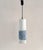 Glass Italian Murano Glass Pendant Fixture by Peter Pelzel for Vistosi, 1970s For Sale - Image 7 of 14
