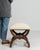 Early 20th Century Early 20th Century Regency Curule Stool With Upholstered Seat For Sale - Image 5 of 10