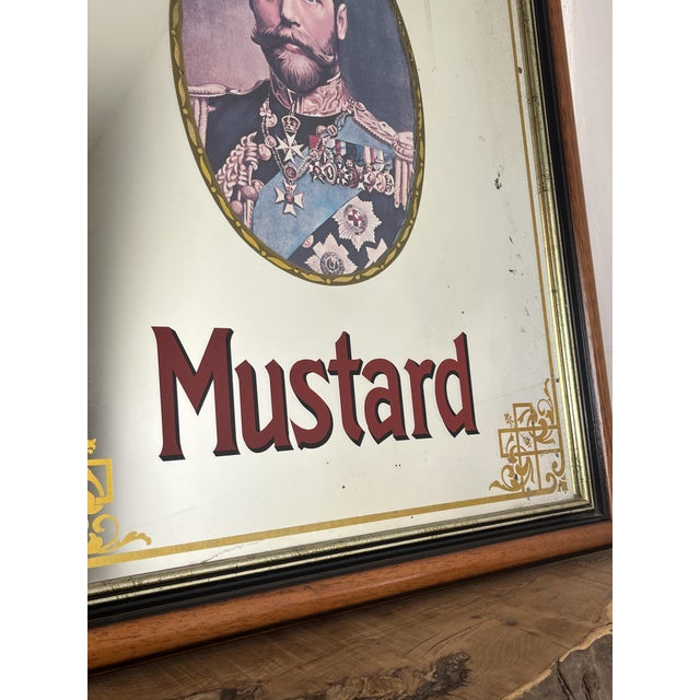 Mid-Century Colman's Mustard Advertising Pub Mirror, 1950s For Sale - Image 6 of 18