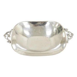 Vintage Denmark Gidom Fraberg Designed Silver Plated Trinket Candy Dish For Sale