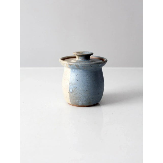 Vintage Studio Pottery Jar For Sale - Image 11 of 11