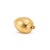 Late 20th Century Vintage 18k Yellow Gold Engraved Egg Form Screw-Top Locket Charm Pendant For Sale - Image 5 of 8