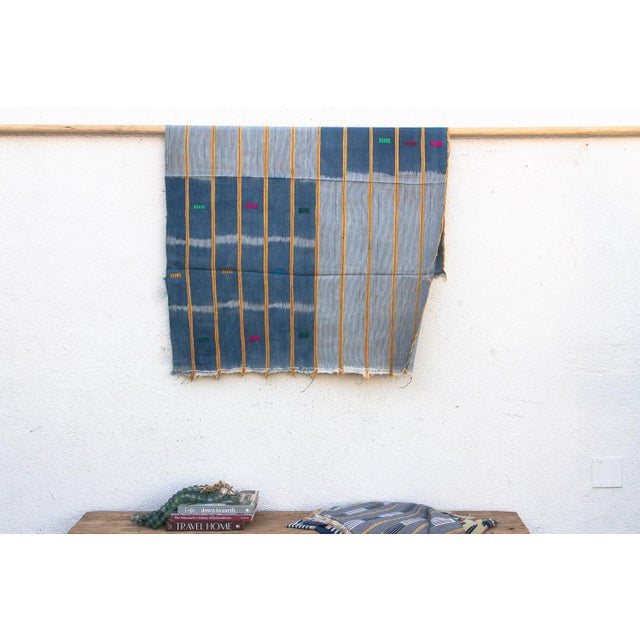 Hand-woven by master weavers of the Baoulé people in the Côte d’Ivoire, West Africa, these vintage textiles are celebrated...