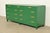 Mid-Century Modern Michael Taylor for Baker Furniture Mid-Century Hollywood Regency Green Lacquered Campaign Dresser, Newly Refinished For Sale - Image 3 of 15