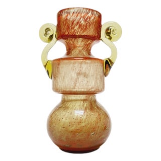 Postmodern Vase from Łysa Góra Glassworks, Poland, 1970s For Sale