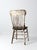 White Antique Spindle Back Chair For Sale - Image 8 of 12