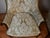 1930 Pair French Carved Mahogany High-Back Living Room Chairs / Spring-Seat For Sale - Image 6 of 18