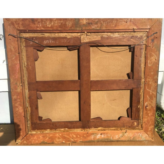 Wood 18th Century Old Master Style Landscape Oil Painting by Julius Caesar Ibbetson, Framed For Sale - Image 7 of 11