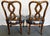 Brown Vintage Pretzel Back Wood Chairs With New Statement Upholstery- A Pair For Sale - Image 8 of 18