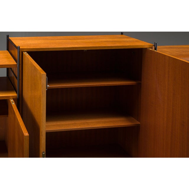 Vintage Teak Modular Wall Unit from WHB, Germany, 1960s For Sale - Image 10 of 18