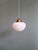 Art Deco Pendant Light in White Opaline Glass, 1930s For Sale - Image 11 of 13