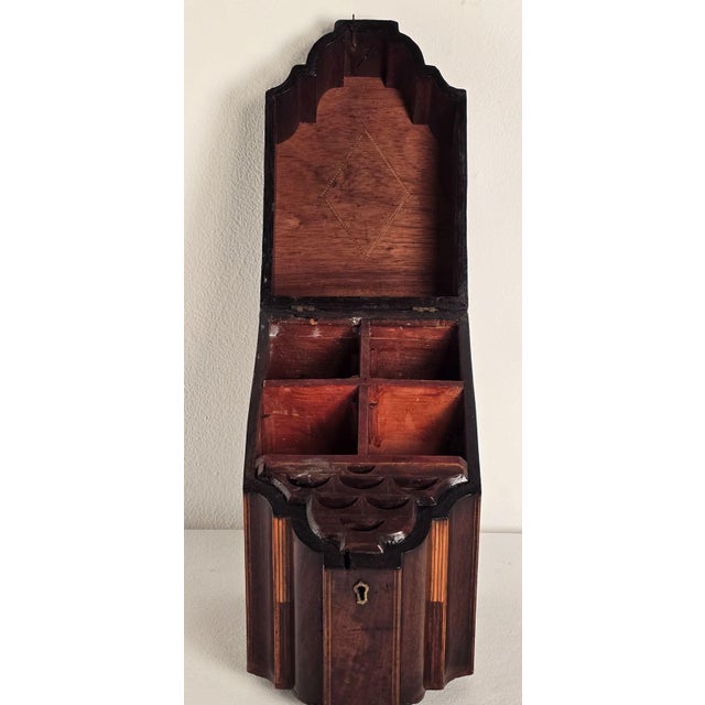 Elaborate Medicinal Sheraton Cutlery Box For Sale - Image 4 of 9