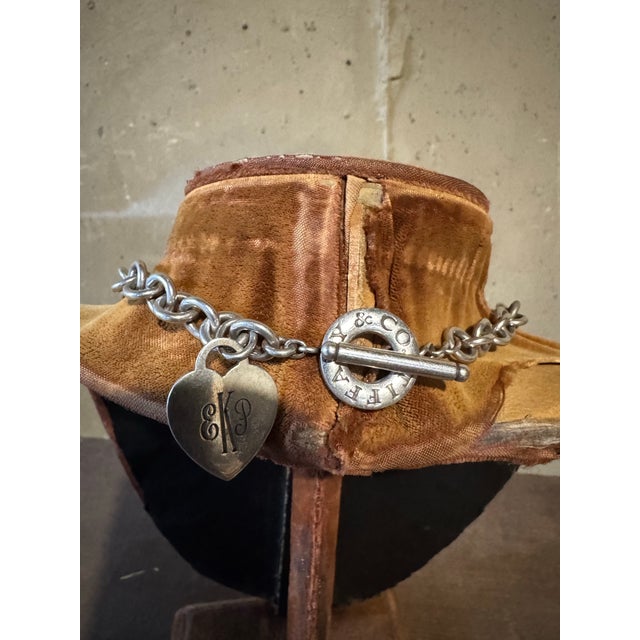 Metal Vintage Tiffany Staring Silver Necklace For Sale - Image 7 of 10