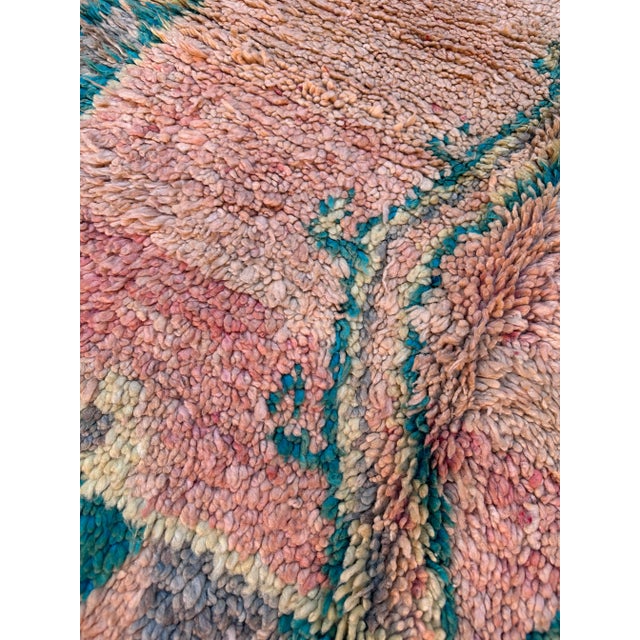 Moroccan Ait Bou Sbaa Vintage Rug 5x8 Ft For Sale In Cleveland - Image 6 of 12