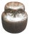 Silver Ceramic Owl by Aldo Londi for Bitossi, Italy, 1970s For Sale