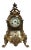 Antique Porcelain French Clock With Angels For Sale