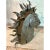 Metal Vintage Brutalist Torch Cut Copper Horse Head For Sale - Image 7 of 10