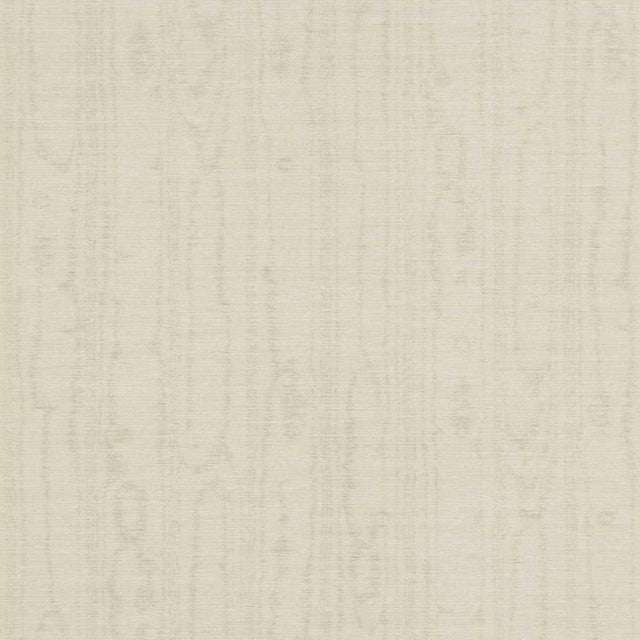 Zoffany Watered Silk Wallpaper in Dove For Sale