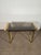 Black Mid-Century Italian Brass Desk and Chair, 1970s, Set of 2 For Sale - Image 8 of 14