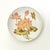 Tangerine & Green Floral Wall Plate Curation - Group of 8 For Sale - Image 10 of 12