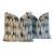 Osborne and Little “Landsdowne Colville” Charcoal Pillow Covers a Pair 18”/18” For Sale