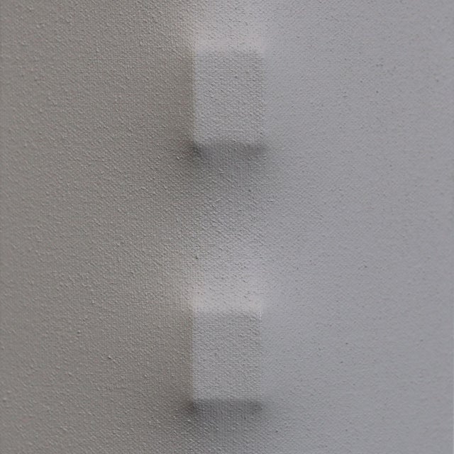 2020s Light 7990-3 - Original Minimalist Sculptural Wall Art on Canvas and Wood by Len Klikunas For Sale - Image 5 of 9