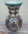 Metal Contemporary Multicolor Metal Inlaid Moroccan Hand Painted Vase II For Sale - Image 7 of 7