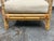 Vivai Del Sud for Wicker Works Italian Bamboo Armchair + Ottoman, Vintage For Sale - Image 11 of 12