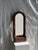 Rounded Wood Mirror with Drawer, 1980s For Sale - Image 12 of 18