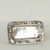 Mid Century Silver Plate and Mother of Pearl Salt and Pepper Shaker With Tray For Sale In West Palm - Image 6 of 8