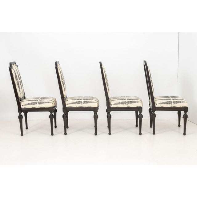 Schumacher Modern "Fern Tree" Upholstered Dining Chairs, 10 For Sale - Image 4 of 15