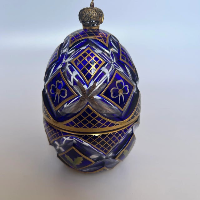 1900s Theo Faberge Winter Egg St. Petersburg Collection For Sale - Image 12 of 12