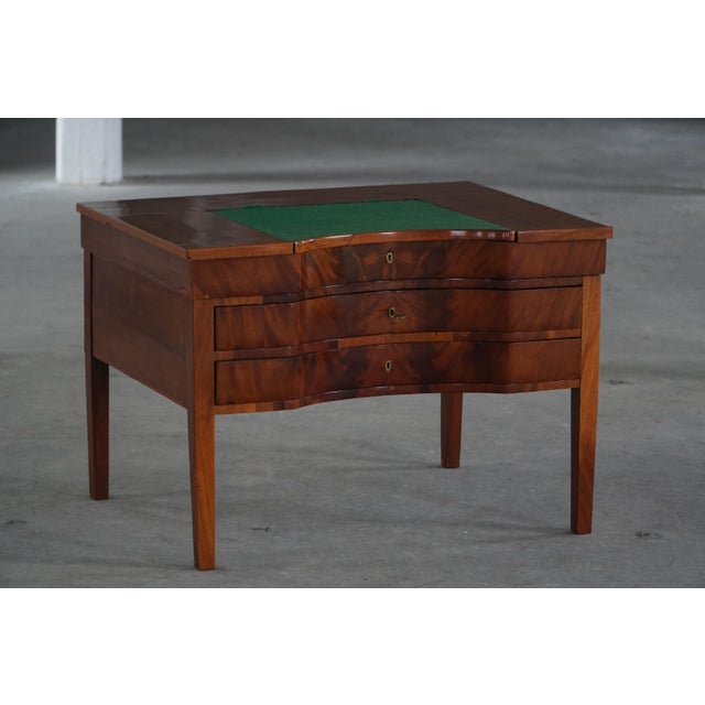 Antique Danish Writing Desk in Mahogany, 1890s For Sale - Image 11 of 18