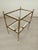 Neo-Classical Gold Brass Side Table, 1970s, in Good conditions. Designed 1970 to 1979