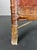 Art Deco Wabi Sabi Colonial Rattan and Faux Leather Oil Cloth Armchair, 1920s For Sale - Image 14 of 18