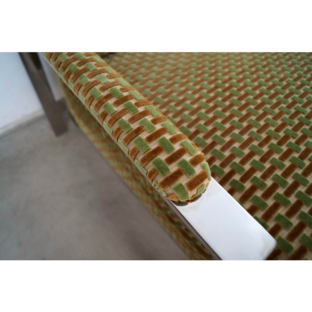 Mid-Century Modern Milo Baughman Style Lounge Chairs - A Pair For Sale - Image 10 of 12