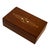 Art Deco 1930s Art Deco Wooden Inlay Box Cigar Box Jewelry Box Americana Ny Nj Dugan Brothers Bakery For Sale - Image 3 of 11