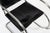 Bauhaus Mr20 Black Leather Arm Chairs by Mies Van Der Rohe for Knoll, 1979 For Sale - Image 11 of 13