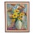 1967 Original Framed Painting of Vibrant Flowers by Jane Schoepflin For Sale