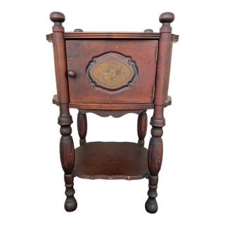 1920s Humidor Table Stand Cigar Box Storage For Sale