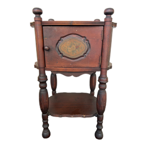 1920s Humidor Table Stand Cigar Box Storage