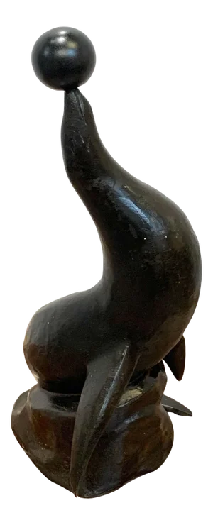 1930 Seal Statue by Rueben Nakian