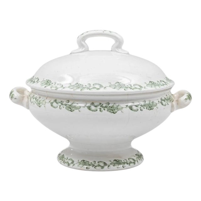 20th Century Dutch Special Edition Porcelain Tureen With Lid For Sale