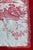 19th Century Antique French Red and White Toile De Jouy Fabric Panel With Country Landscape Scenes For Sale - Image 5 of 9
