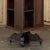 Burnt Umber 19th Century French Renaissance Revival Oak Revolving Bookcase For Sale - Image 8 of 17