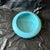 Royal Haeger Vintage Pottery Ufo Shaped Succulent Cactus Planter Robin’s Egg Blue Attributed to Royal Haeger For Sale - Image 4 of 4