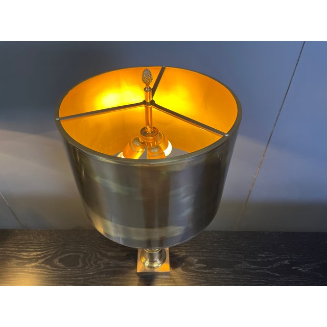 Lotus Flower Table Lamps from Maison Charles, 1970s, Set of 2 For Sale - Image 14 of 17