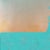 La Sunrise - Abstract Gradient Beach Scene Teal Tone Still Life Acrylic Painting by Kathleen Keifer For Sale - Image 4 of 9