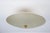 Metal Mid-Century Modern Round Brass and Glass Flush Mount from Stilnovo, Italy, 1960s For Sale - Image 7 of 9
